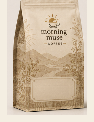 First Light coffee bag, medium-light roast
