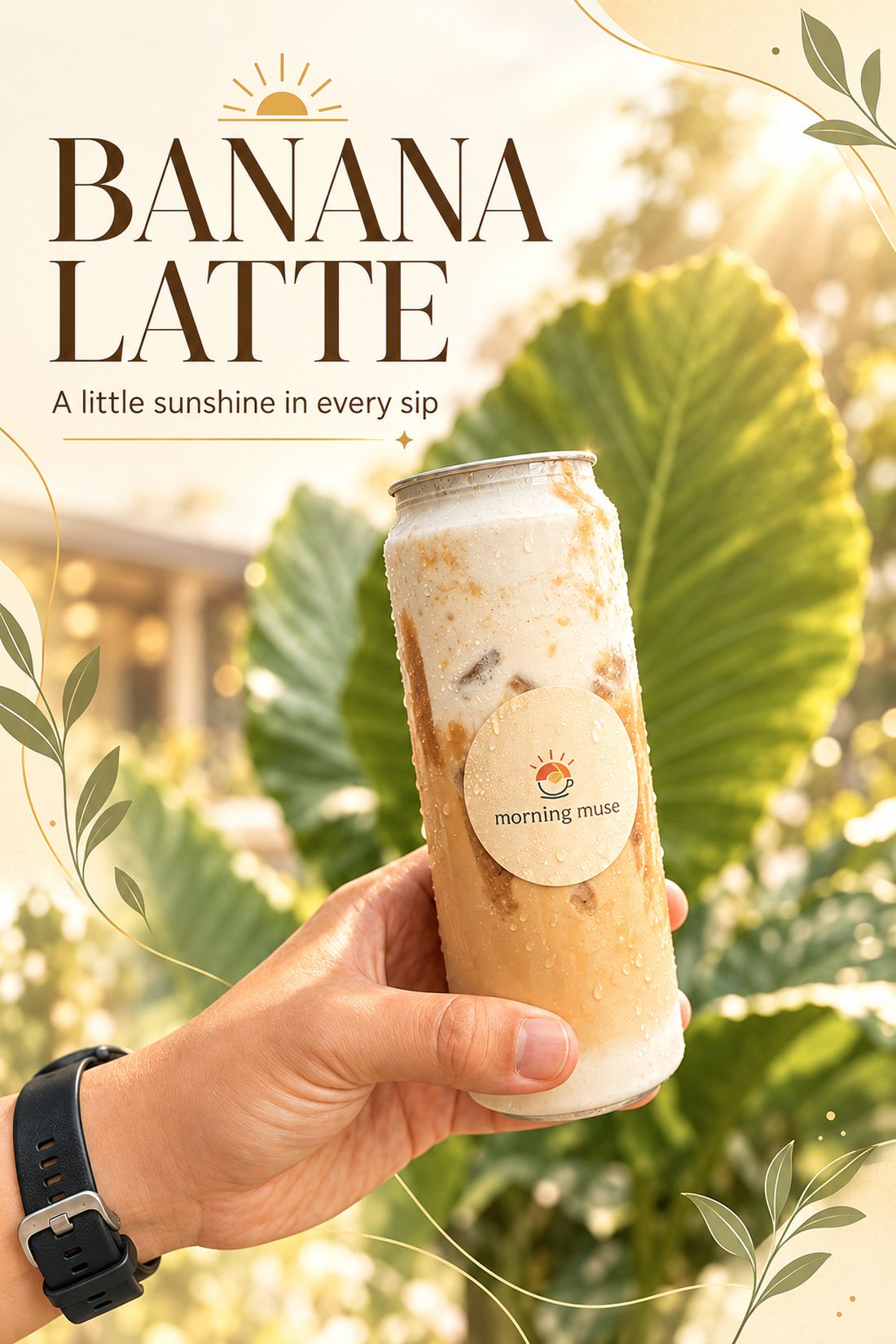 Morning Muse banana latte